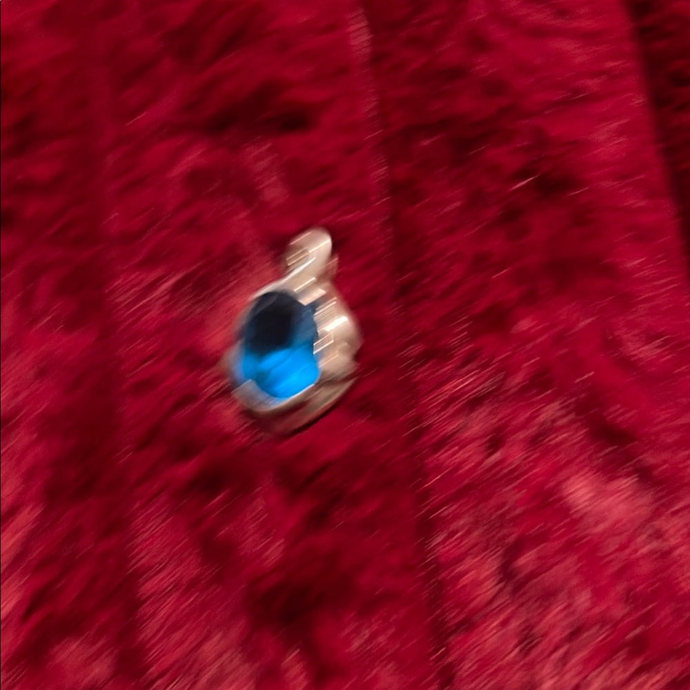 Elegant Silver and Blue Pendant